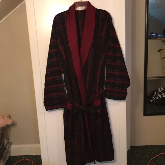 mens wool bathrobe